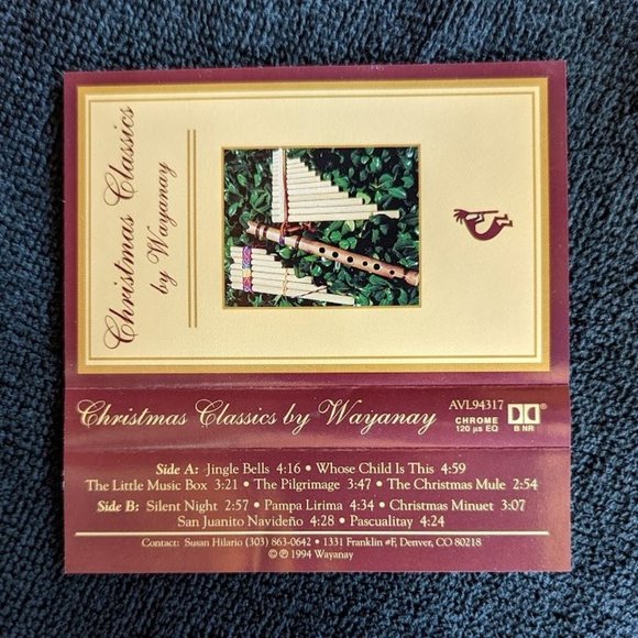 Vintage Wayanay - Christmas Classics - Cassette Tape c 1994 - Picture 4 of 7